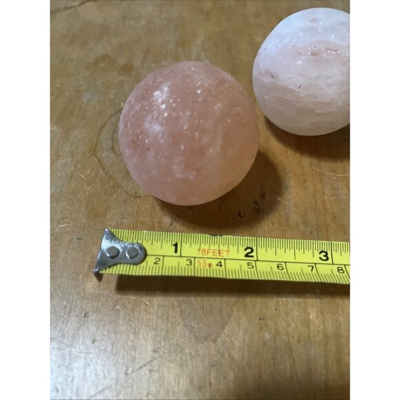 3 Pure Himalayan Salt Round Ball MASSAGE STONE Helps To Relax Muscles!!! - Picture 3 of 3